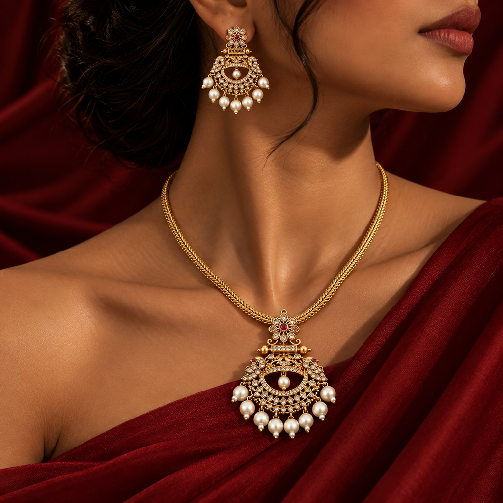 Chandbali Attigai Set