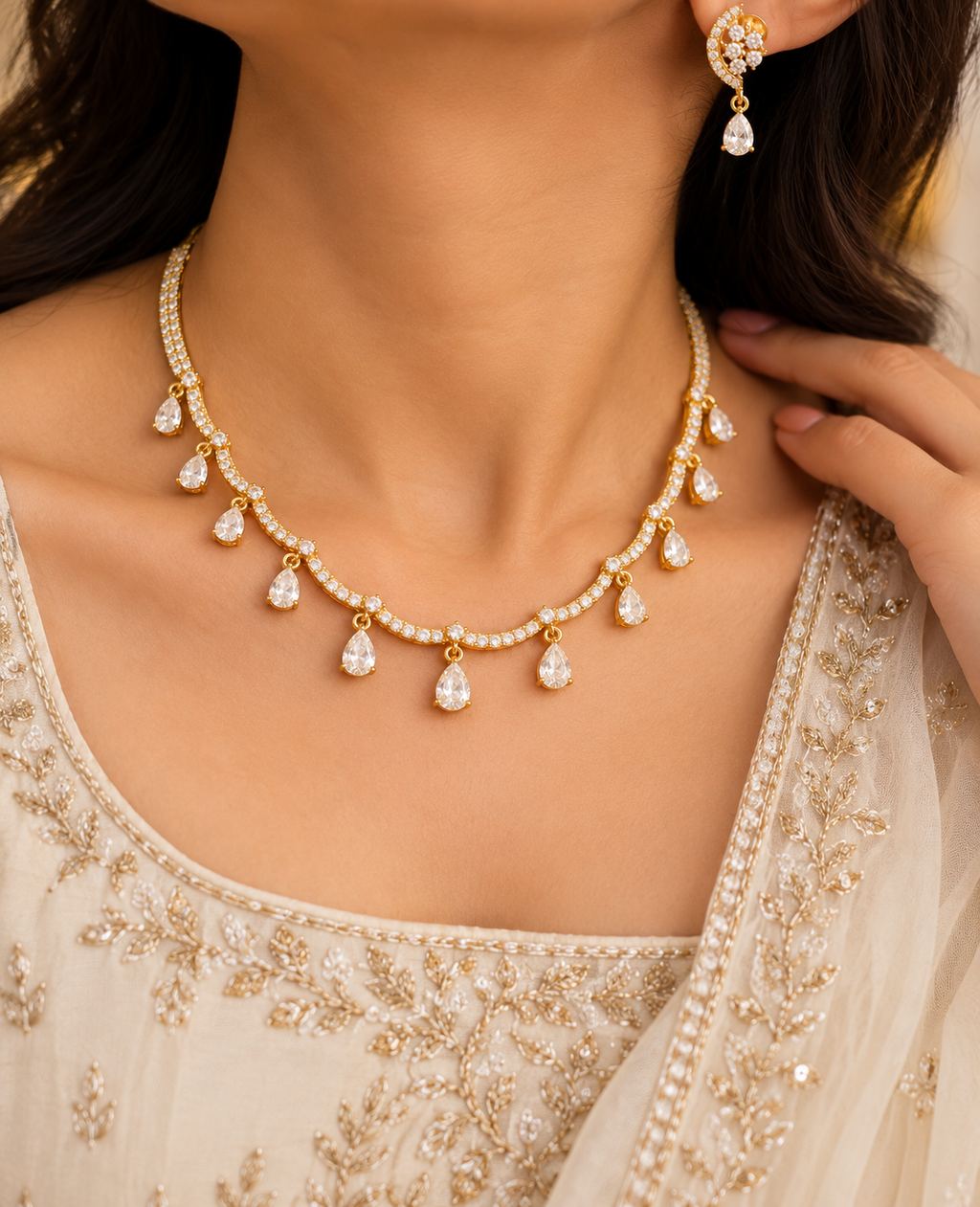 Dewdrop Diamond Set